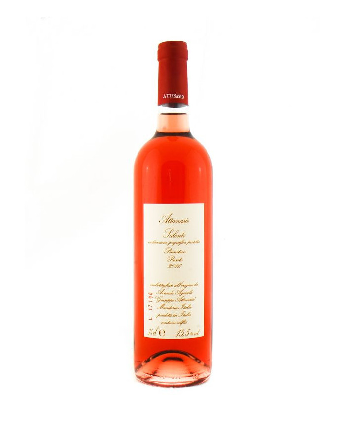 Rosé Wines  Primitivo Rosato 2021 Giuseppe Attanasio 11,90 € Rosé Wines  Primitivo Rosato 2021 Giuseppe Attanasio 11,90 €