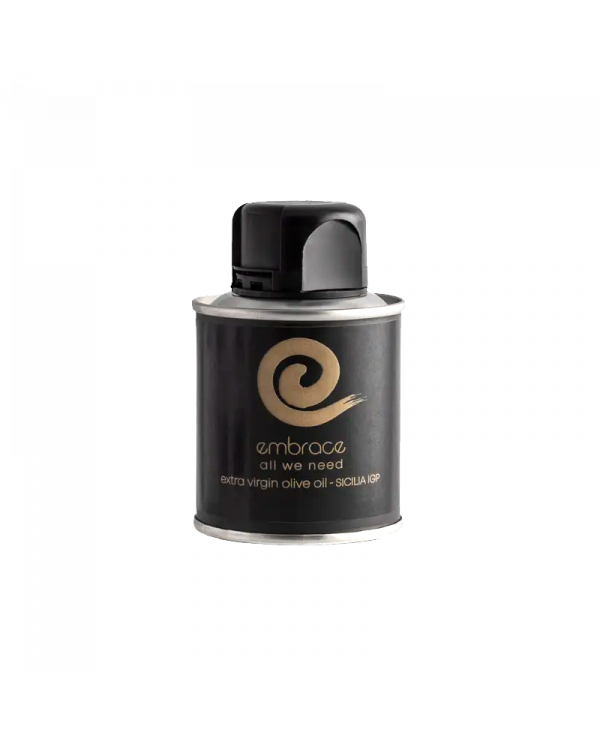 Olio Extravergine di Oliva  Embrace Olio extravergine di oliva Sicilia IGP latta 100 ml - Evo Embrace 4,81 â‚¬ Olio Extravergine di Oliva  Embrace Olio extravergine di oliva Sicilia IGP latta 100 ml - Evo Embrace 4,81 â‚¬