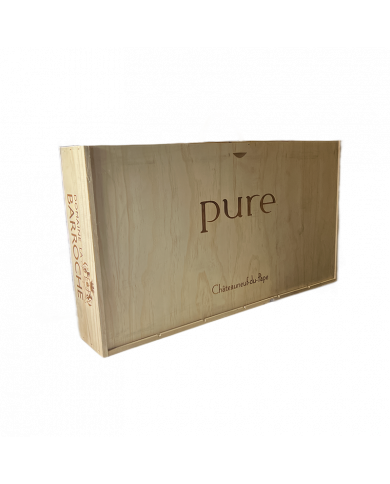 Accessori  Cassetta in legno da 6 bottiglie vuota Châteauneuf-du-Pape Pure Signature - Domaine La Barroche 16,31 € Accessori  Cassetta in legno da 6 bottiglie vuota Châteauneuf-du-Pape Pure Signature - Domaine La Barroche 16,31 €