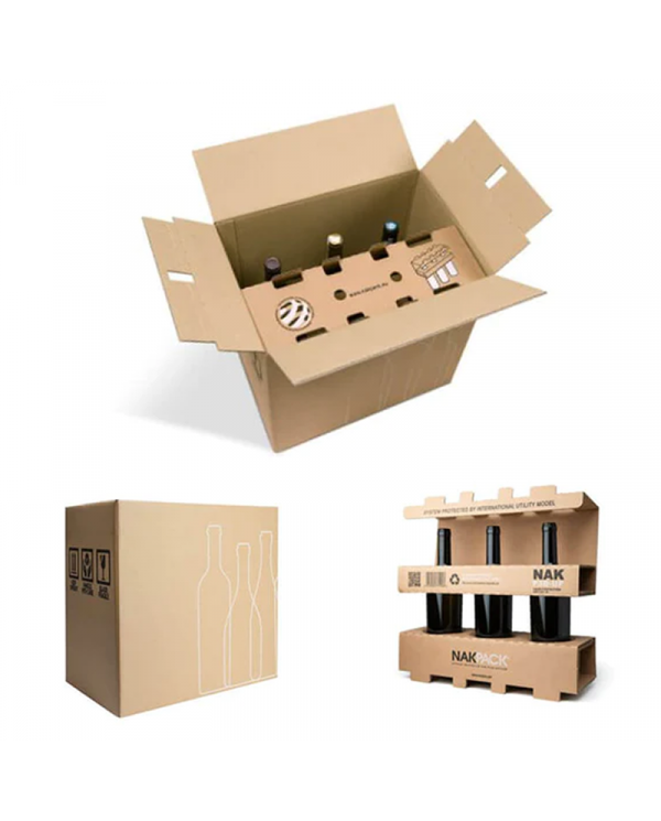 Accessories  Nakpack Normal Scatola in cartone da 6 bottiglie - Nakuru 6,92 â‚¬ Accessories  Nakpack Normal Scatola in cartone da 6 bottiglie - Nakuru 6,92 â‚¬