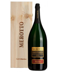 Idee Regalo  Valdobbiadene Prosecco Superiore Brut Bareta jeroboam Cassa Legno DOCG Merotto 98,28 €