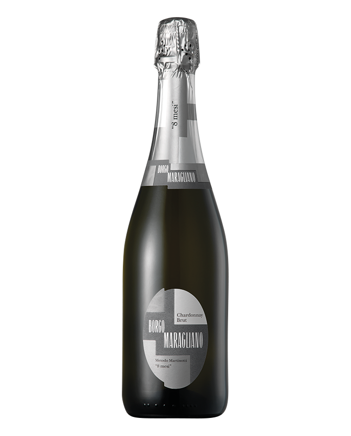 Vini Bianchi  Chardonnay Brut Spumante Metodo Martinotti 8 Mesi - Borgo Maragliano 11,05 € Vini Bianchi  Chardonnay Brut Spumante Metodo Martinotti 8 Mesi - Borgo Maragliano 11,05 €