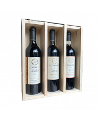 Vini Rossi  Confezione in Legno 3 Annate Tommaso e Roberto Cavalli - Tenuta Degli Dei 85,36 €