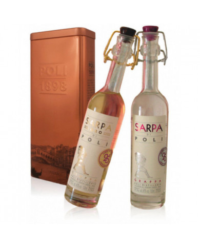 Distillates  Sarpa di Poli Grappa Barricata Confezione duetto - Poli Distillerie 14,30 € Distillates  Sarpa di Poli Grappa Barricata Confezione duetto - Poli Distillerie 14,30 €