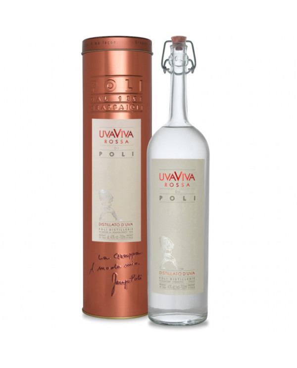 Distillati  Uvaviva Rossa Grappa Italiana di Poli in tubo rame - Poli Distillerie 23,92 €