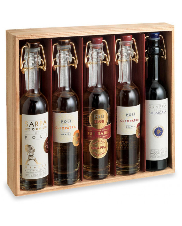 Distillati  5 Barrel Experience 5 Grappe Poli - Poli Distillerie 44,67 €
