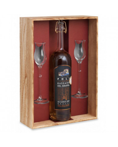 Distillati  Confezione Legno N. 1 Grappa Poli e Bicchieri - Poli Distillerie 43,55 € Distillati  Confezione Legno N. 1 Grappa Poli e Bicchieri - Poli Distillerie 43,55 €