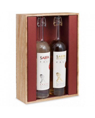 Distillati  Confezione Legno N. 2 Sarpa e Sarpa Oro di Poli - Poli Distillerie 50,05 € Distillati  Confezione Legno N. 2 Sarpa e Sarpa Oro di Poli - Poli Distillerie 50,05 €