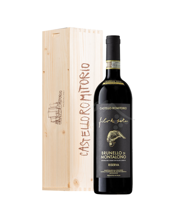 Vini Rossi  Filo di Seta Brunello di Montalcino Riserva DOCG 2016 Magnum - Castello Romitorio 980,00 â‚¬ Vini Rossi  Filo di Seta Brunello di Montalcino Riserva DOCG 2016 Magnum - Castello Romitorio 980,00 â‚¬