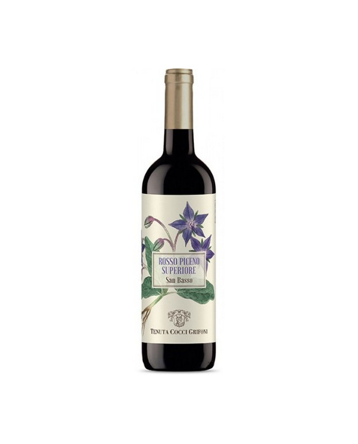 Rode wijnen  San Basso Rosso Piceno DOC 2018 Superiore - Tenuta Cocci Grifoni 10,10 â‚¬ Rode wijnen  San Basso Rosso Piceno DOC 2018 Superiore - Tenuta Cocci Grifoni 10,10 â‚¬