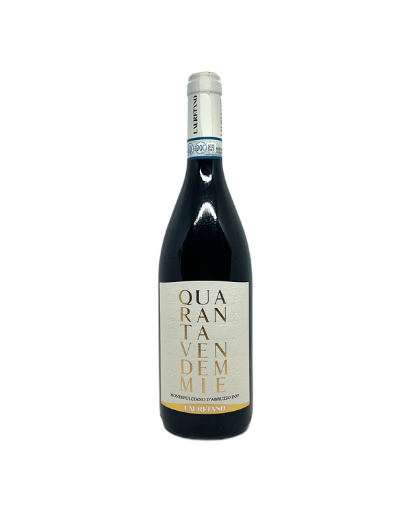 Rode wijnen  Quaranta Vendemmie Montepulciano d'Abruzzo DOP 2021 Lauretano - Cantina Madonna di Loreto 7,70 â‚¬ Rode wijnen  Quaranta Vendemmie Montepulciano d'Abruzzo DOP 2021 Lauretano - Cantina Madonna di Loreto 7,70 â‚¬