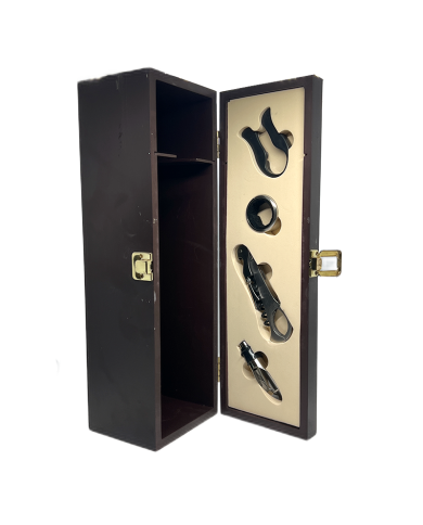 Accessori  Cassetta in legno cofanetto con accessori vino 22,99 € Accessori  Cassetta in legno cofanetto con accessori vino 22,99 €