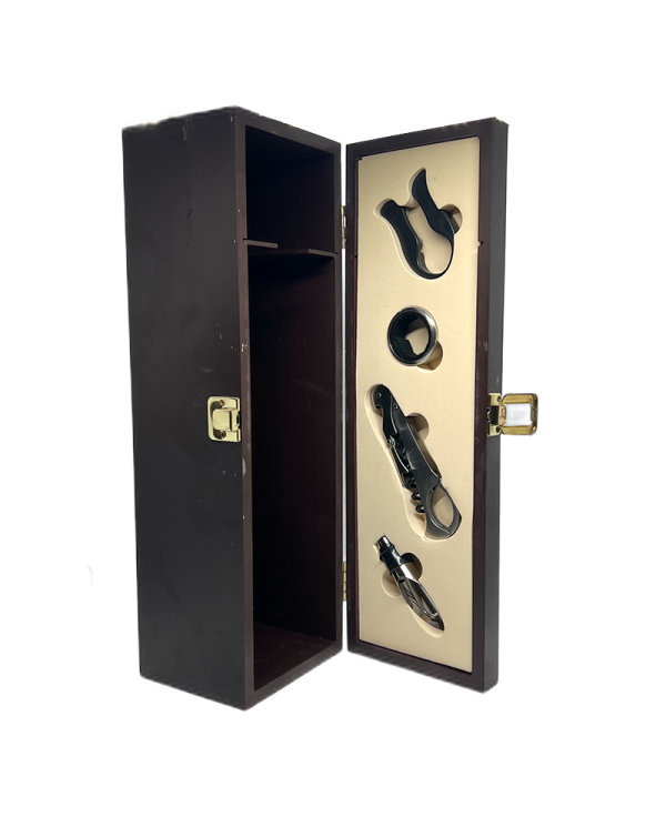 Accessori  Cassetta in legno cofanetto con accessori vino 22,99 €