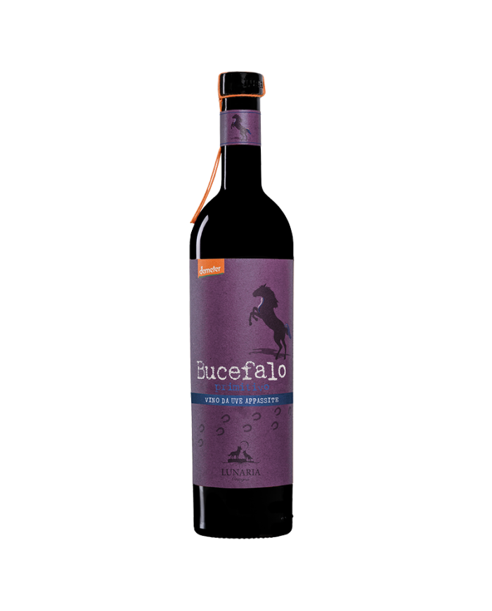 Rode wijnen  Bucefalo Primitivo da uve appassite IGP 2020 - Lunaria - Cantina Orsogna 11,72 €