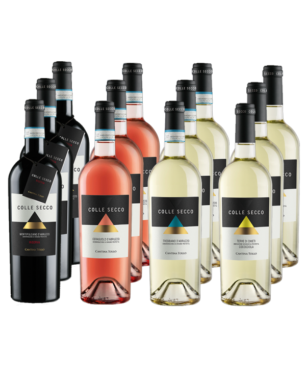 Red Wines  Degustazione Colle Secco 12 Bottiglie - Cantina Tollo 68,85 â‚¬ Red Wines  Degustazione Colle Secco 12 Bottiglie - Cantina Tollo 68,85 â‚¬