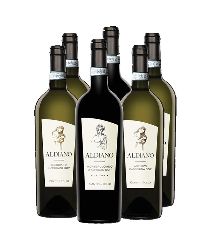 Vini Rossi  Degustazione Aldiano 6 Bottiglie - Cantina Tollo 49,18 €