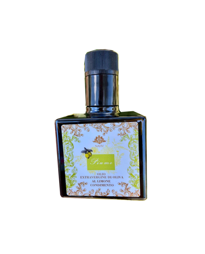 Olio Extravergine di Oliva  Piume Olio Extravergine di Oliva Al Limone - Nativ 20,18 â‚¬ Olio Extravergine di Oliva  Piume Olio Extravergine di Oliva Al Limone - Nativ 20,18 â‚¬