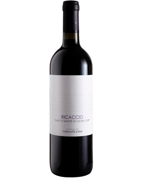 Vini Rossi  Ricaccio Cacc E Mitte di Lucera Rosso Puglia DOP 2019 - Cantine di TerraVecchia 11,30 â‚¬ Vini Rossi  Ricaccio Cacc E Mitte di Lucera Rosso Puglia DOP 2019 - Cantine di TerraVecchia 11,30 â‚¬