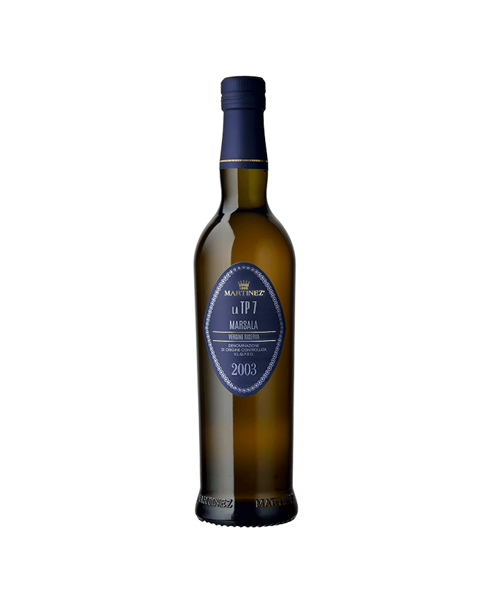 White wines  La TP7 – Marsala Vergine Riserva 2003 DOC - Martinez 26,60 € White wines  La TP7 – Marsala Vergine Riserva 2003 DOC - Martinez 26,60 €