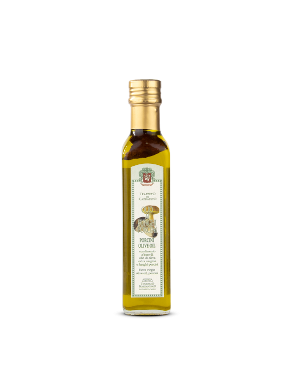 Natives Olivenöl extra  Olio ai funghi porcini 250 ml - Trappeto di Caprafico 9,62 â‚¬ Natives Olivenöl extra  Olio ai funghi porcini 250 ml - Trappeto di Caprafico 9,62 â‚¬