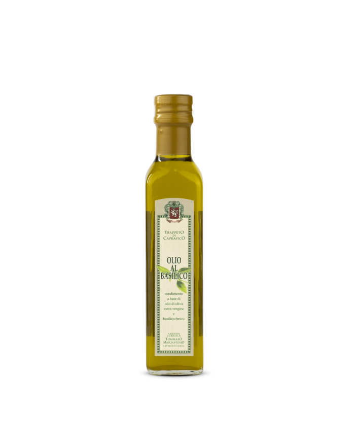 Extra Virgin Olive Oil  Olio al basilico 250 ml - Trappeto di Caprafico 9,62 â‚¬ Extra Virgin Olive Oil  Olio al basilico 250 ml - Trappeto di Caprafico 9,62 â‚¬