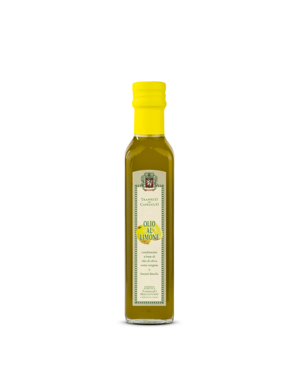 Natives Olivenöl extra  Olio al limone 250 ml - Trappeto di Caprafico 9,62 â‚¬ Natives Olivenöl extra  Olio al limone 250 ml - Trappeto di Caprafico 9,62 â‚¬