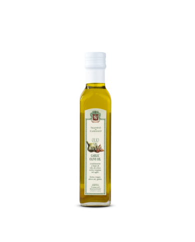 Olio Extravergine di Oliva  Olio all'aglio 250 ml - Trappeto di Caprafico 9,62 € Olio Extravergine di Oliva  Olio all'aglio 250 ml - Trappeto di Caprafico 9,62 €