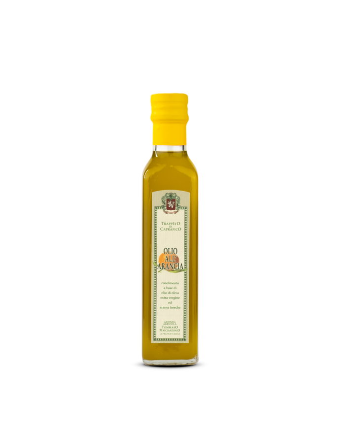 Extra Virgin Olive Oil  Olio all'arancia 250 ml - Trappeto di Caprafico 9,62 â‚¬ Extra Virgin Olive Oil  Olio all'arancia 250 ml - Trappeto di Caprafico 9,62 â‚¬