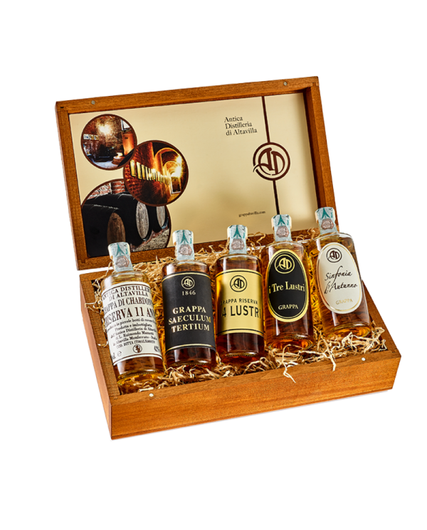 Distillati  Cassetta legno Degustazione Vecchie annate - Altavilla 60,00 €