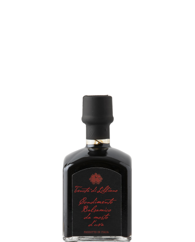Prelibatezze  Condimento Balsamico Da mosto di uve Sangiovese - Tenuta di Lilliano 23,40 € Prelibatezze  Condimento Balsamico Da mosto di uve Sangiovese - Tenuta di Lilliano 23,40 €