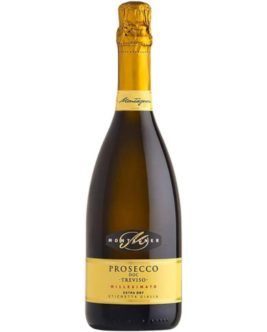 Vini Spumanti  Prosecco Millesimato Treviso Etichetta Gialla DOC - Montagner 8,70 € Vini Spumanti  Prosecco Millesimato Treviso Etichetta Gialla DOC - Montagner 8,70 €