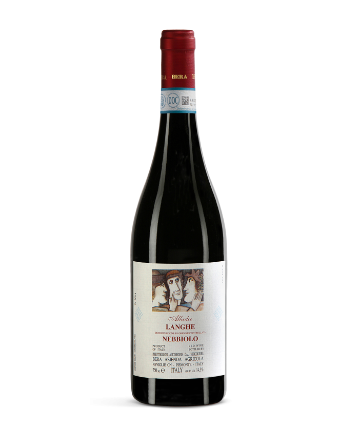 Rode wijnen  Alladio Langhe DOC Nebbiolo 2021 - Valter Bera 14,50 €