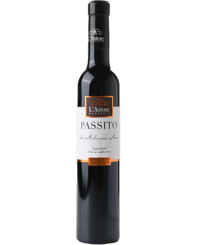 Vini Dolci  Passito di Malvasia Nera Salento 375ml IGP - Masseria L'Astore 15,80 € Vini Dolci  Passito di Malvasia Nera Salento 375ml IGP - Masseria L'Astore 15,80 €