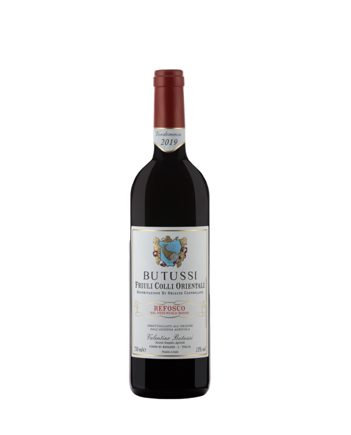 Rode wijnen  Refosco dal Peduncolo Rosso Colli Orientali del Friuli DOC 2019 magnum - Valentino Butussi 27,05 â‚¬ Rode wijnen  Refosco dal Peduncolo Rosso Colli Orientali del Friuli DOC 2019 magnum - Valentino Butussi 27,05 â‚¬