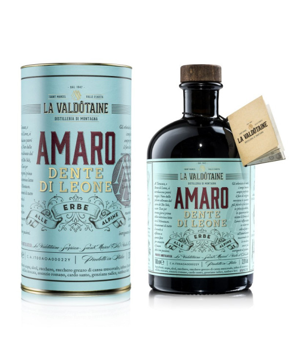 Distillates  Amaro Dente di Leone 1000 ml Gift Tube - La Valdotaine 33,50 €
