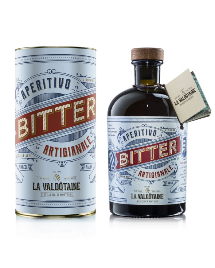 Distillati  Bitter Artigianale 1000 ml Gift Tube - La Valdotaine 27,00 €
