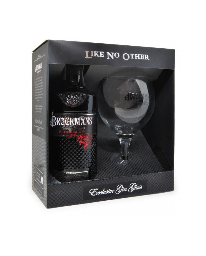 Distillati  Brockmans Premium Gin Pack + 1 Bicchiere - Francoli 46,40 â‚¬ Distillati  Brockmans Premium Gin Pack + 1 Bicchiere - Francoli 46,40 â‚¬