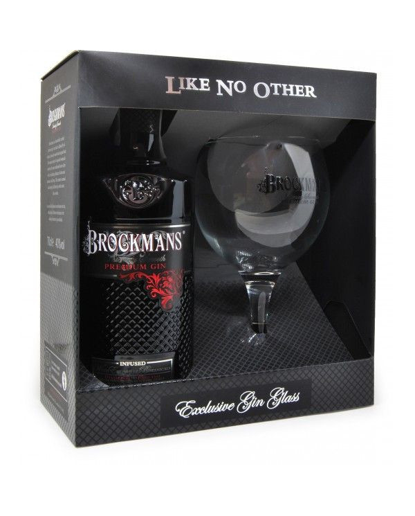 Distillati  Brockmans Premium Gin Pack + 1 Bicchiere - Francoli 46,40&nbsp;€