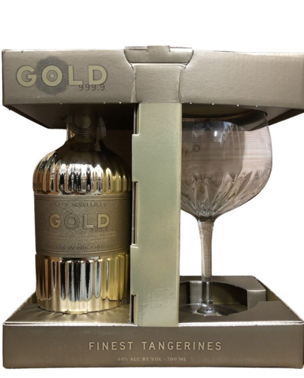 Distillati  Gin Gold 999.9 + 1 bicchiere - Francoli 47,00 €