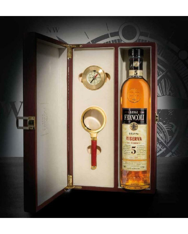 Distillati  Confezione Regalo Luigi Magellano Grappa Riserva 5 Anni - Francoli 53,20 €
