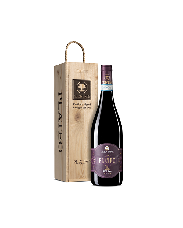 Rode wijnen  PLATEO Montepulciano d’Abruzzo DOC 2018 cassa legno - Agriverde 28,21 â‚¬ Rode wijnen  PLATEO Montepulciano d’Abruzzo DOC 2018 cassa legno - Agriverde 28,21 â‚¬