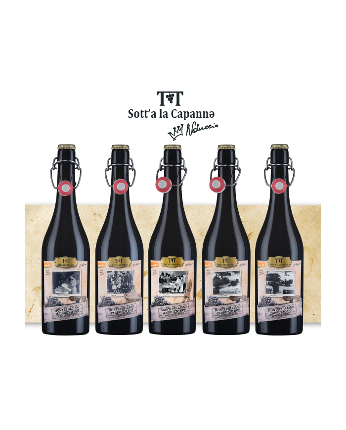 Rode wijnen  Sott'a la capanna Montepulciano d'Abruzzo DOP 2019 - Cantina Orsogna 9,95 €