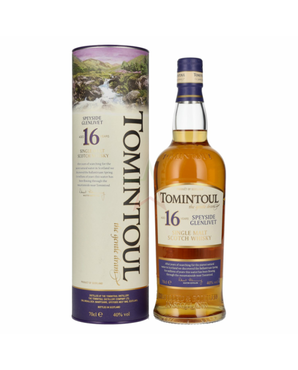 Distillates  Scotch Whisky16 Years Old Single Malt Speyside Glenlivet - Tomintoul 69,00 €