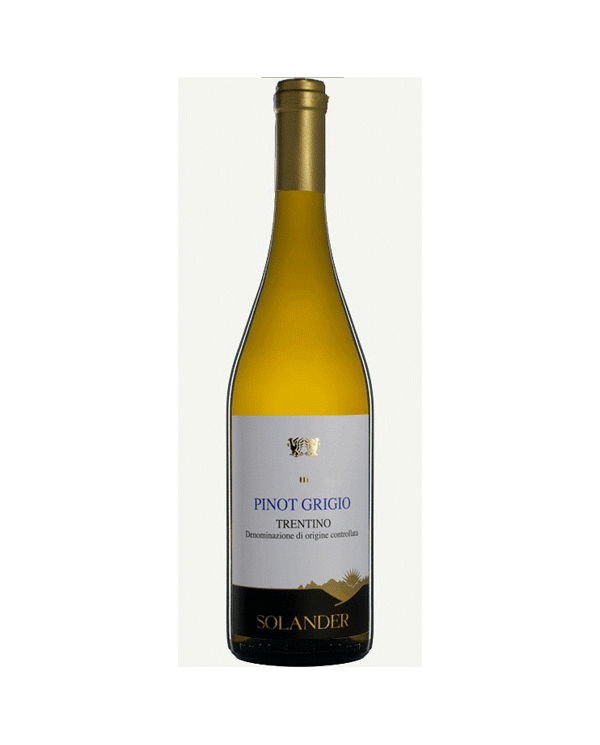 White wines  Pinot Grigio Trentino DOC 2022 - Solander 10,50 â‚¬ White wines  Pinot Grigio Trentino DOC 2022 - Solander 10,50 â‚¬