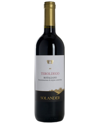 Red Wines  Teroldego Rotaliano DOC 2020 - Solander 11,25 € Red Wines  Teroldego Rotaliano DOC 2020 - Solander 11,25 €