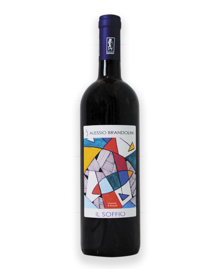 Rode wijnen  Croatina Il Soffio Provincia di Pavia IGT Ferma 2022 – Alessio Brandolini 9,30 €