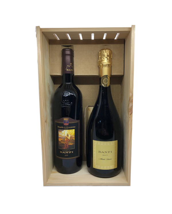 Vini Rossi  confezione Spumante di Qualità Metodo Classico Brut - BRUNELLO DI MONTALCINO DOCG 2015 - Banfi 42,06 â‚¬ Vini Rossi  confezione Spumante di Qualità Metodo Classico Brut - BRUNELLO DI MONTALCINO DOCG 2015 - Banfi 42,06 â‚¬