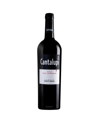 Rode wijnen  Cantalupi Rosso Salice Salentino DOP 2019 - Conti Zecca 7,94 €
