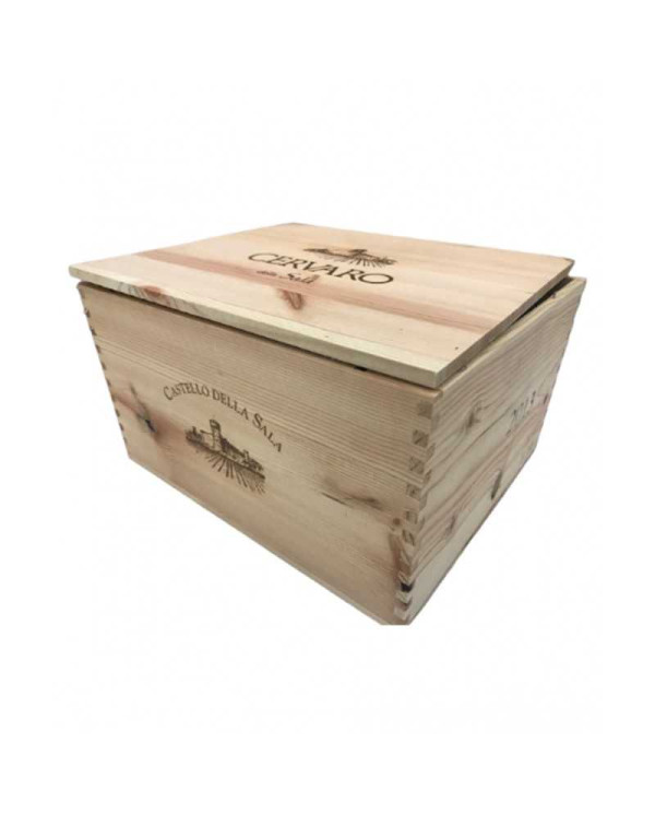 Accessori  Cassa In Legno Cervaro Della Sala da 6 Bottiglie Vuota - Castello della sala 12,21 €