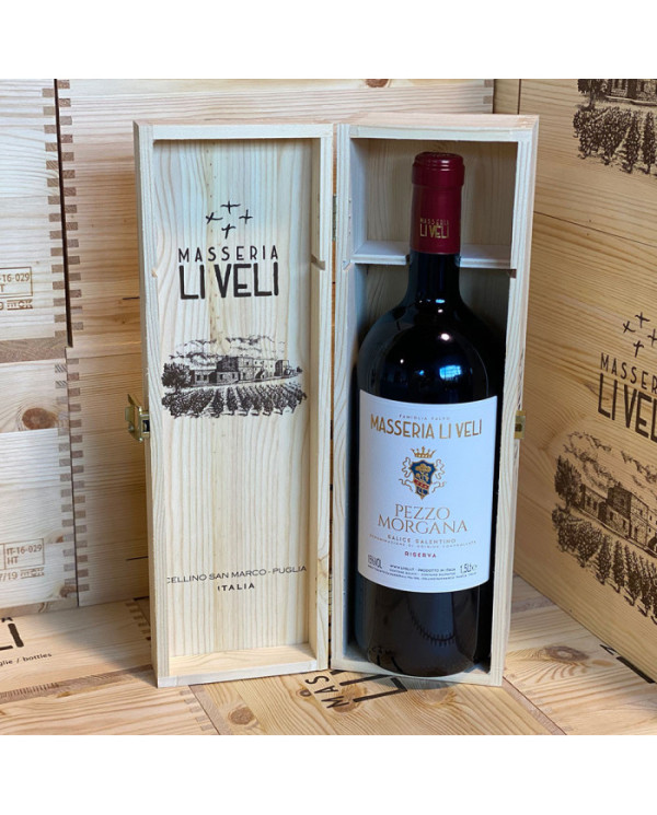 Vini Rossi  Pezzo Morgana Salice Salentino DOC Riserva 2020 magnum - Masseria Li Veli 54,20 â‚¬ Vini Rossi  Pezzo Morgana Salice Salentino DOC Riserva 2020 magnum - Masseria Li Veli 54,20 â‚¬